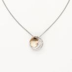 Halsketting - 18 karaat Geel goud, Witgoud Diamant, Handtassen en Accessoires, Kettingen, Nieuw