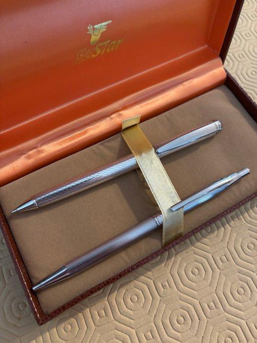 Delta - Solid 925 Silver Ballpoint and Mechanical Pencil Pen, Verzamelen, Pennenverzamelingen