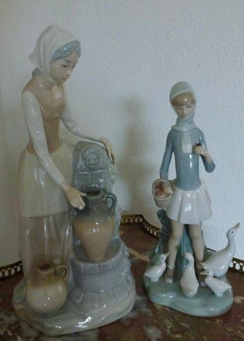 Lladro & Nao by Lladro - Não - sculptuur, Meisje aan de, Antiek en Kunst, Antiek | Glaswerk en Kristal