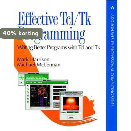 Effective Tcl/Tk Programming 9780201634747 Harrison Mark, Boeken, Overige Boeken, Gelezen, Verzenden
