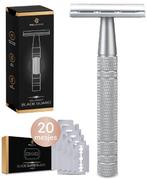Tweedekans | Wellshave Safety Razor Grijs - RVS + 20, Ophalen of Verzenden, Nieuw