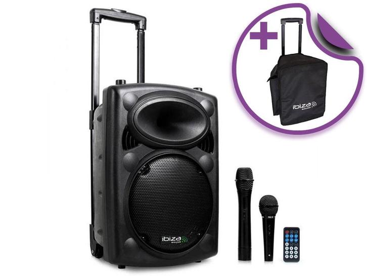 Ibiza Sound PORT10VHF-BT Mobiele Luidspreker Box, Audio, Tv en Foto, Luidsprekerboxen
