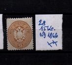 Oostenrijk 1866/1866 - Oostenrijk 15 kr. Dubbele adelaar, Postzegels en Munten, Postzegels | Europa | Oostenrijk, Gestempeld