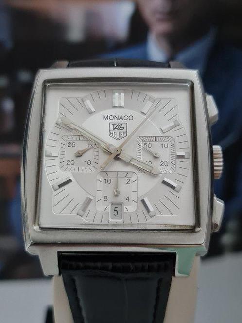 TAG Heuer - monaco chronograph - Cv2112-0 - Homme -, Handtassen en Accessoires, Horloges | Antiek