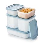 Tupperware Diepvriesbakjes Set Blauw, Verzenden, Nieuw