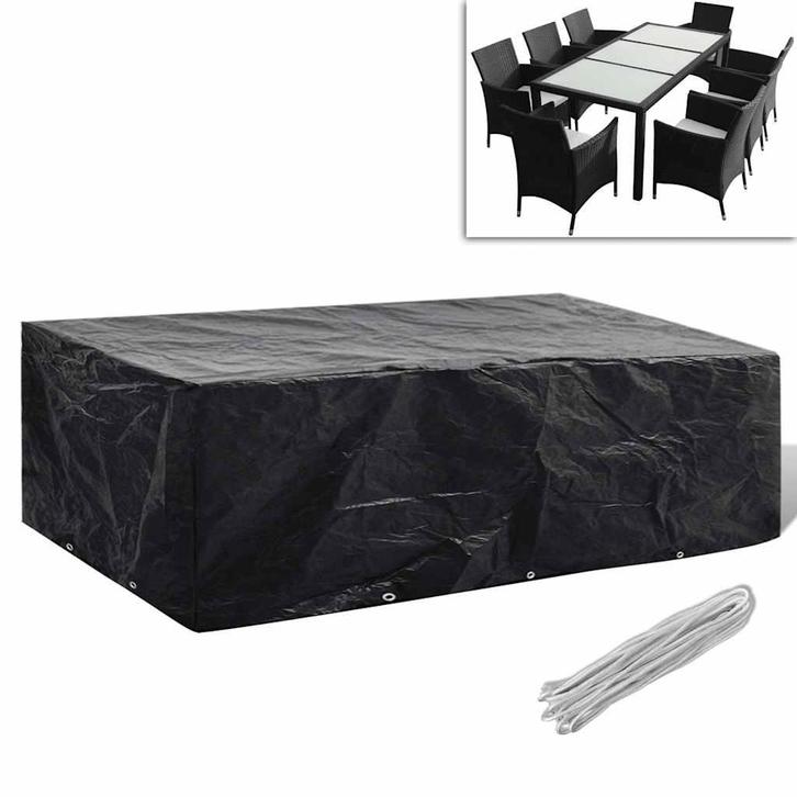 vidaXL Tuinmeubelhoes met 8 oogjes 300x140x90 cm, Tuin en Terras, Tuinmeubel-accessoires, Nieuw, Verzenden