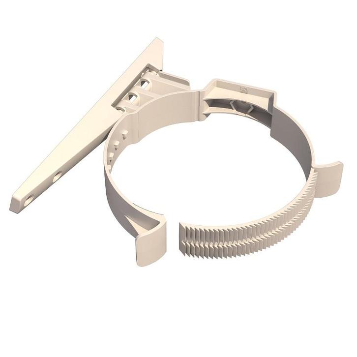 Ubbink dakbeschotbeugel PP 110-131 - WIT (0169026), Doe-het-zelf en Bouw, Ventilatie en Afzuiging, Nieuw, Verzenden