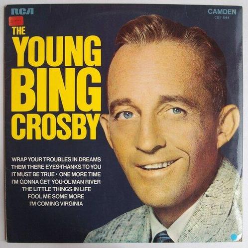 Bing Crosby  - The young Bing Crosby - LP, Cd's en Dvd's, Vinyl | Pop, Gebruikt, 12 inch