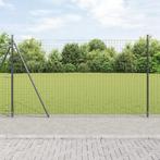 vidaXL Hekpalen met Basisplaten 52 stuks Ø32mm 88,5cm, Tuin en Terras, Verzenden, Nieuw