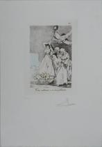 Salvador Dali (1904-1989) - Caprices de Goya : Tres canones,