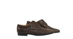 TESTONI Tivoli Derby Shoes Woven Antique Calf Brown 8 UK -, Nieuw