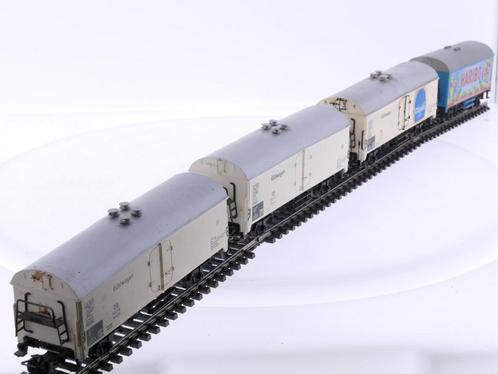 Schaal H0 Märklin set van 4 koelwagens van de DB #6806, Hobby en Vrije tijd, Modeltreinen | H0, Wisselstroom, Analoog, Gebruikt
