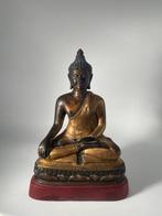 Thailändischer Buddha in Bhumisparsha Mudra - Figuur -, Antiek en Kunst