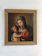 Italiaanse school (XIX) - Madonna col Bambino, Antiek en Kunst