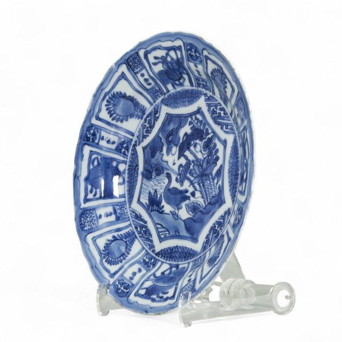 Kraakporselein - gans in stervormig perk - Ming porselein -, Antiek en Kunst, Antiek | Overige Antiek