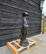 Beeld, XL Bronze Greyhound Dog - 89.5 cm - Brons - 2025, Antiek en Kunst