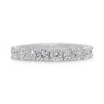 Ring - 18 karaat Witgoud -  0.72ct. tw. Diamant (Natuurlijk), Nieuw