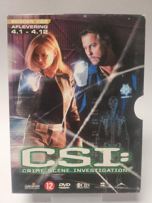 CSI Seizoen 4 Aflevering 4.1 tm 4.12 Box DVD, Cd's en Dvd's, Dvd's | Overige Dvd's, Zo goed als nieuw, Ophalen of Verzenden