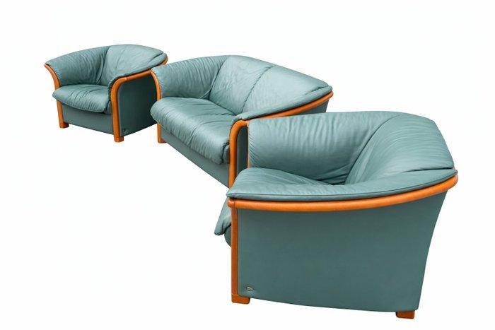 Ekornes - Sofa - Leder, Antiquités & Art, Antiquités | Meubles | Chaises & Canapés