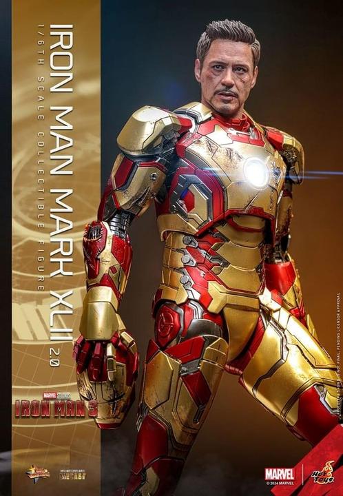Iron Man 3 Movie Masterpiece Diecast Action Figure 1/6 Iron, Verzamelen, Film en Tv, Ophalen of Verzenden