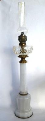 Tafellamp - Glas, Messing, Antiek en Kunst