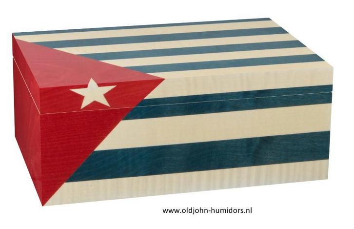 HUMIDOR ADORINI ® CUBA TE AMO GRANDE DELUXE 150 SIGAREN h177, Verzamelen, Rookartikelen, Aanstekers en Luciferdoosjes, Tabaksdoos of Verpakking