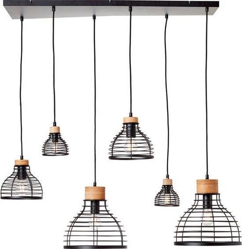 Tweedekans | Brilliant Avia - Hanglamp - E27 max 6x40W -, Huis en Inrichting, Lampen | Hanglampen, Ophalen of Verzenden