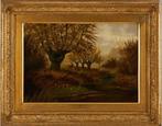 Arthur Roland Knight - Autum Landscape - Deer Near High