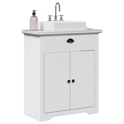vidaXL Wastafelkast BODO 70x35x80 cm wit, Huis en Inrichting, Badkamer | Badkamermeubels, Nieuw, Verzenden