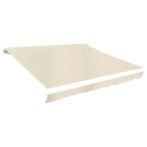 vidaXL Luifeldoek 4x3 m canvas crème, Verzenden, Nieuw