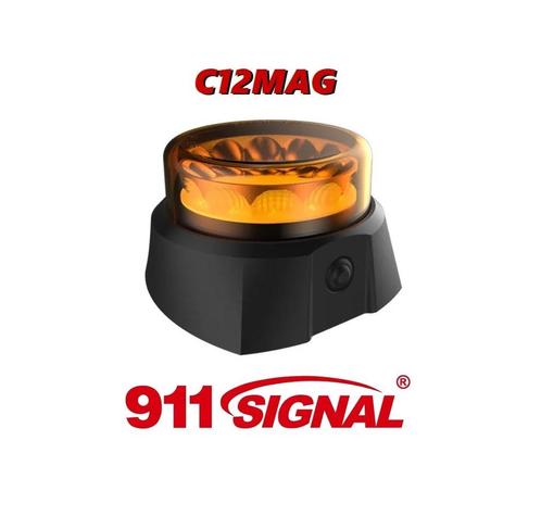 911 Signal C12MAG Oplaadbaar led zwaailamp ECER65 magneet mo, Auto-onderdelen, Verlichting, Nieuw, Ophalen of Verzenden