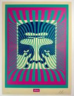 Shepard Fairey (OBEY) (1970) - OP-ART ICON (AQUA)
