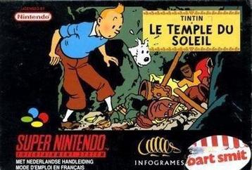 Tintin Le Temple Du Soleil (Losse Cassette) (SNES Games), Games en Spelcomputers, Games | Nintendo Super NES, Ophalen of Verzenden