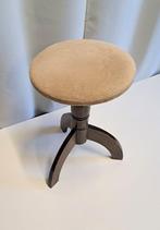 Fraaie in hoogte verstelbare pianokruk - Kruk - Hout, metaal, Antiek en Kunst