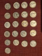 Italië, Republiek 500 Lire argento (21 monete)