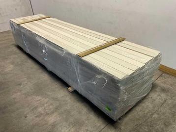 Veiling - 50x Vuren plank wit met mes- en groef 390x12,5x2,2, Doe-het-zelf en Bouw, Hout en Planken, Nieuw