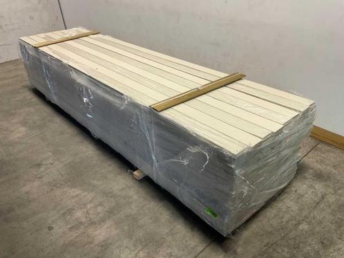 Veiling - 50x Vuren plank wit met mes- en groef 390x12,5x2,2, Doe-het-zelf en Bouw, Hout en Planken