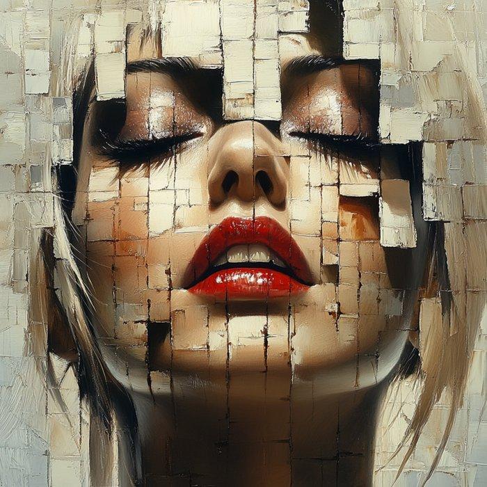 Eric Lespinasse - #2 - Identity Fragments - XXL, Antiek en Kunst, Kunst | Schilderijen | Modern