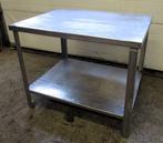 RVS Tafel, Werktafel B100 x D75 x H83cm, Zakelijke goederen