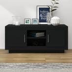 vidaXL Tv-meubel 102x35x45 cm bewerkt hout zwart, Huis en Inrichting, Nieuw, Verzenden