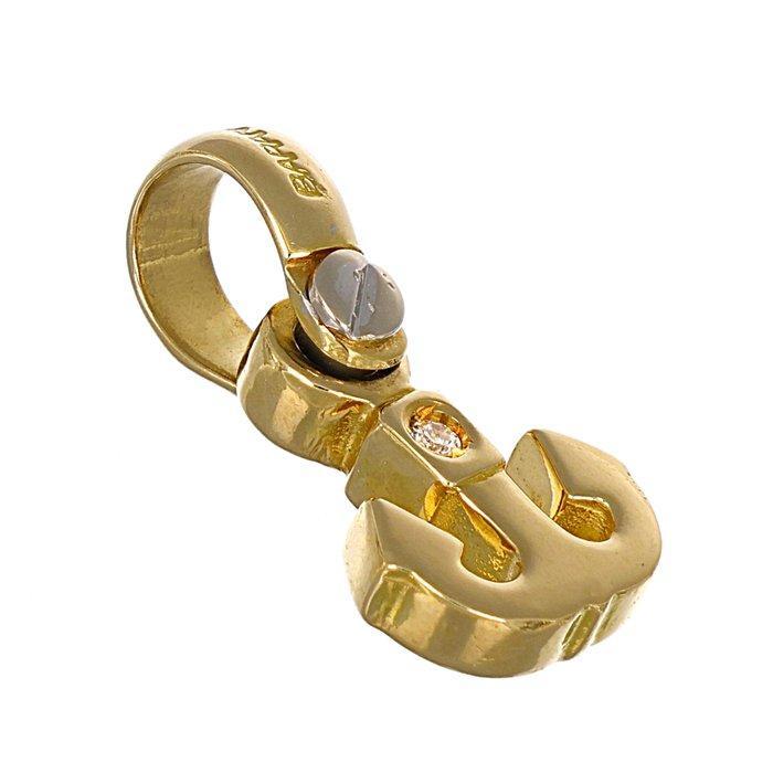 Zonder Minimumprijs - Hanger - 18 karaat Geel goud, Witgoud, Handtassen en Accessoires, Antieke sieraden