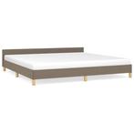 Taupe Bedframe | OP = OP | 37% Voordeel, Huis en Inrichting, Verzenden, Nieuw, Stof