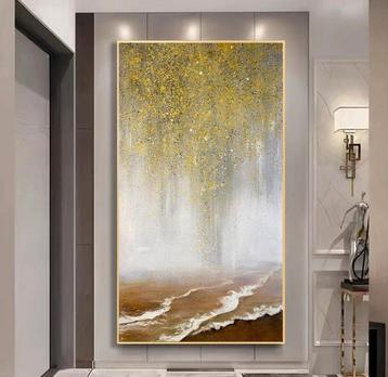 Armeldo Bossoli - Rain of Golden Stars 3D (Large size 140 x
