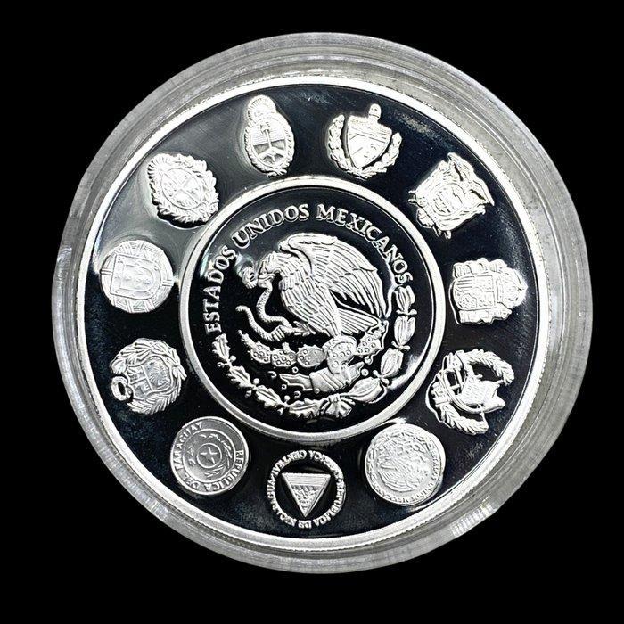 Mexico. Silver Proof 5 Pesos (Paso de la muerte) Coin 2000, Postzegels en Munten, Munten | Europa | Niet-Euromunten