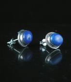 Lapislázuli Hanger van sterling zilver - Hoogte: 13 mm -, Verzamelen, Mineralen en Fossielen