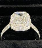 Zonder minimumprijs - Verlovingsring - 14 karaat Witgoud -