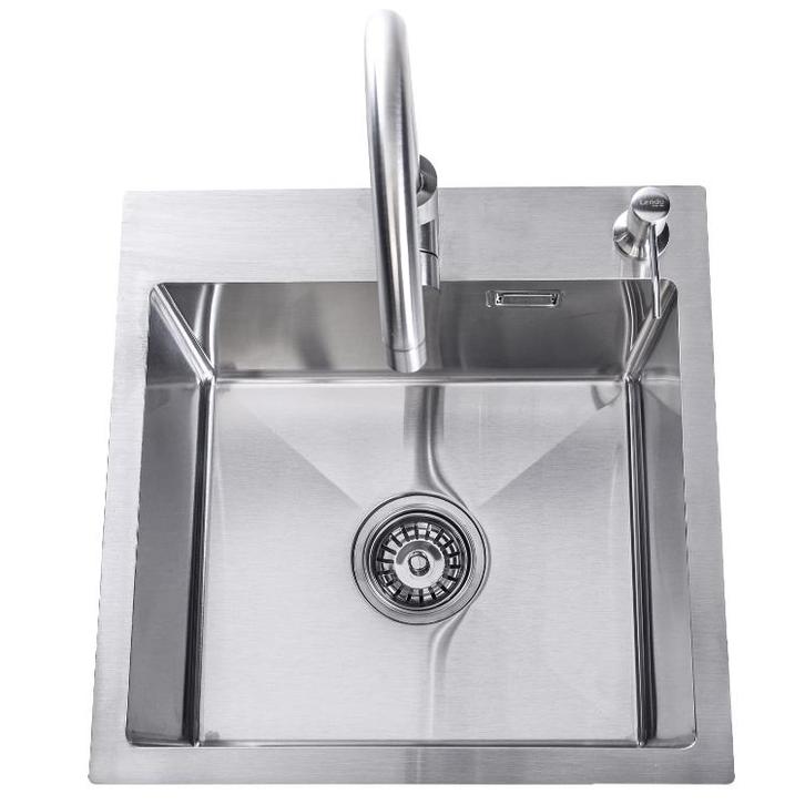 Lendo Online Spoelbak 44x44 cm RVS met Kraan & Dispenser, Maison & Meubles, Cuisine | Ustensiles de cuisine, Envoi