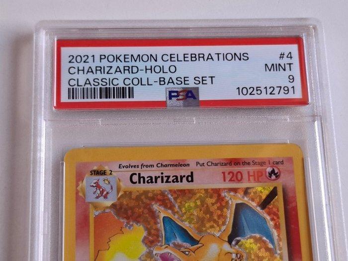 Pokémon - 1 Graded card - Charizard 4/102 Foil - PSA 9 -, Hobby en Vrije tijd, Verzamelkaartspellen | Pokémon