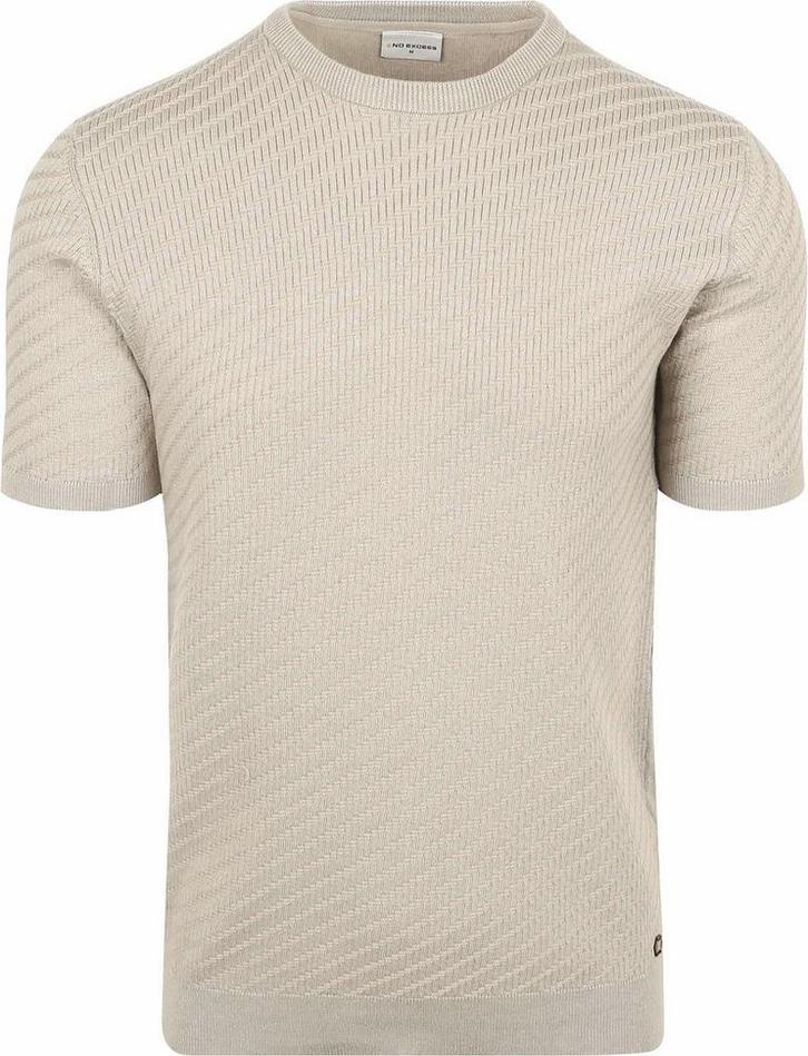 No-Excess Knitted T-Shirt Clay maat Maat 48/50 (M) Heren, Kleding | Heren, T-shirts, Grijs, Nieuw, Maat 48/50 (M), Verzenden