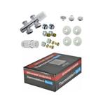 Radiator Onderblok Wiesbaden Recht Chroom (Voor midden, Doe-het-zelf en Bouw, Ophalen of Verzenden, Nieuw, Chroom, Overige typen